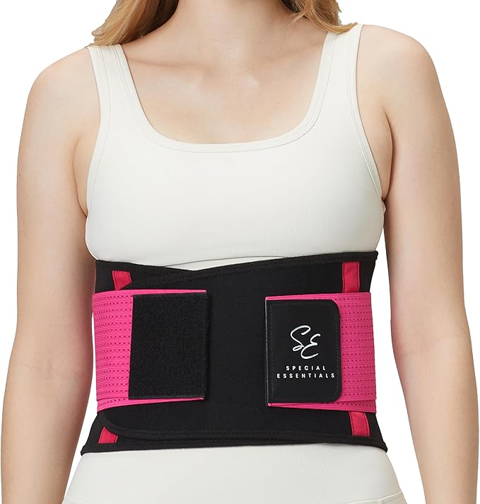 Special Essentials Waist Trainer for Women & Men Adjustable Sweat Band Waist Trimmer For Core Stability & Training Workouts