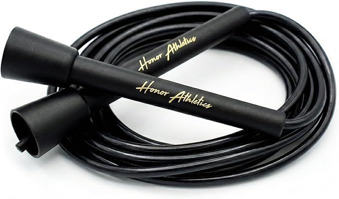HONOR ATHLETICS Speed Rope, Skipping Rope - Best for Double Under, Boxing, MMA, Cardio Fitness Training Condition - Jump Rope