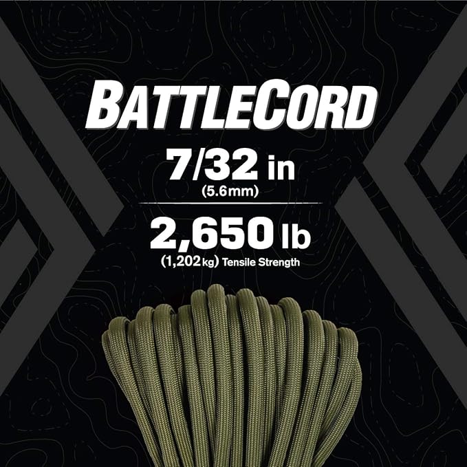 Atwood Rope MFG 5.6MM BattleCord - 2650lb Tensile Strength