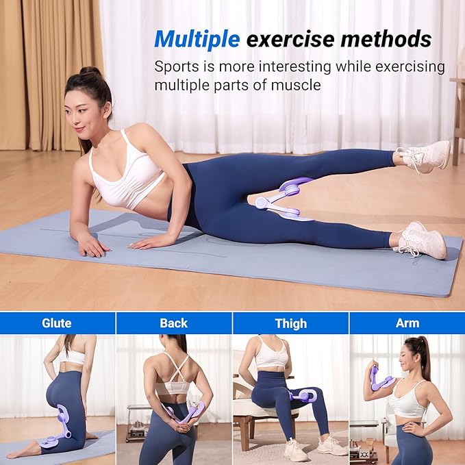 MERACH Thigh Trainer, Pelvic Floor Muscle Trainer, Inner Thigh Exercise Workout Equipment for Home Gym, Pelvic Floor Strengthening Women