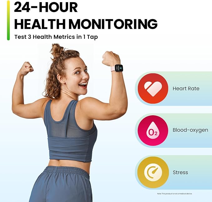 Amazfit Renewed Bip 5 Smart Watch for Men & Women, Alexa Built-in, GPS, Bluetooth Call, 10-Day Long Battery, Refurbished Health Fitness Tracker, Smartwatch for Android Phone & iPhone(Pink)