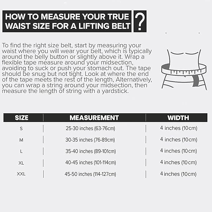 7mm Leather Weight Lifting Belt (IPF Approved) – 4” to 2” Tapered Weightlifting Belt for Powerlifting, Olympic Lifting, Gym & Workout – Back Support Belt for Men & Women