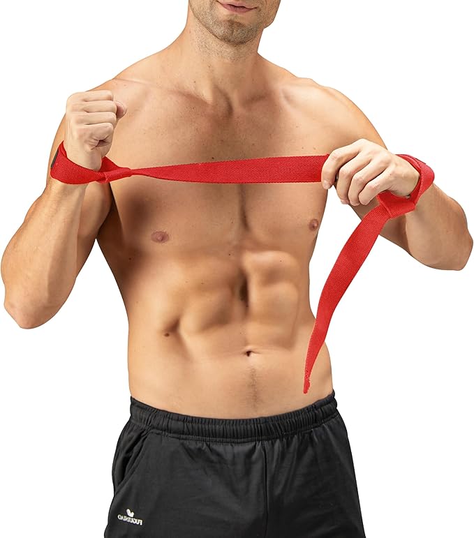 Special Essentials 2 Pack of Wrist Straps for Weightlifting - Two-Sided Anti Slip Silicone Grip & Padded Neoprene - Durable Gym Lifting Straps for Men and Women for Bodybuilding & Powerlifting