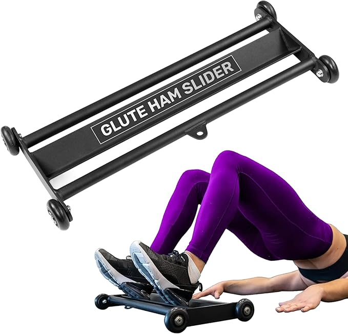 Glute Ham Glider [Bells of Steel] Home Gym Multi-Function Ab Glute Machine, Heavy Duty Ab Glider Machine for Hamstring Curl, Abdominal and Leg Workouts