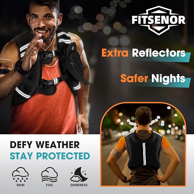 Weighted Vest for Women Walking, 6lb/8lb/12lb/16lb/20lb/30lb Strength Training Weight Vests with Phone Pocket, Comfortable Weighted Vest for Running Men, Rucking, Weight Loss, Gym Accessories