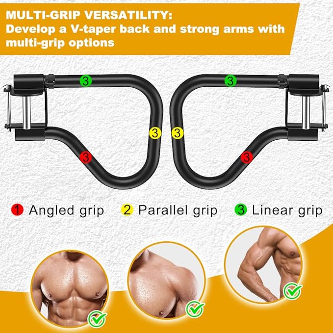 Kipika Power Rack Attachment for 5/8" & 1" Holes - Heavy Duty Home Gym Equipment for 2x2 or 3x3 Squat Rack, Adjustable and Easy to Install