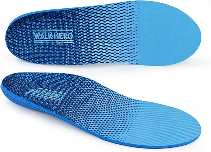 Plantar Fasciitis Feet Insoles Arch Supports Orthotics Inserts Relieve Flat Feet, High Arch (Mens 14-14 1/2)