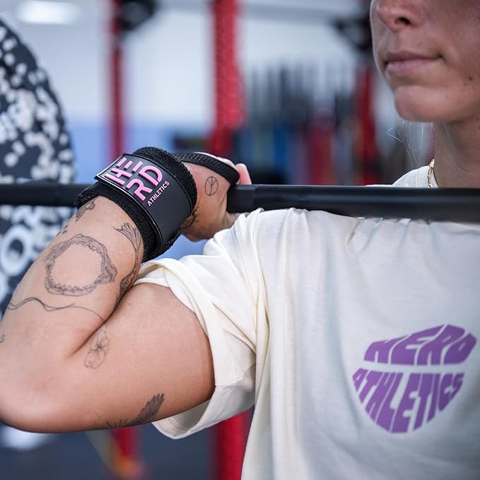 Weightlifting Wrist Wraps – 12" & 18" Adjustable Support with Thumb Loop – Medium Stiffness for Powerlifting, Olympic Lifting, Functional Fitness, Bodybuilding