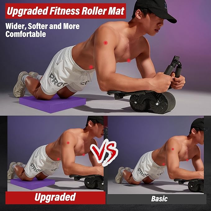 Balance Pad- Foam Balance Pad for Workout, Non-Slip & Water-Resistant Stability Trainer Mat, Soft TPE Exercise Foam Mat for Rehabilitation Stability,Physical Therapy,Fitness,Yoga (15.7" * 13" * 2")