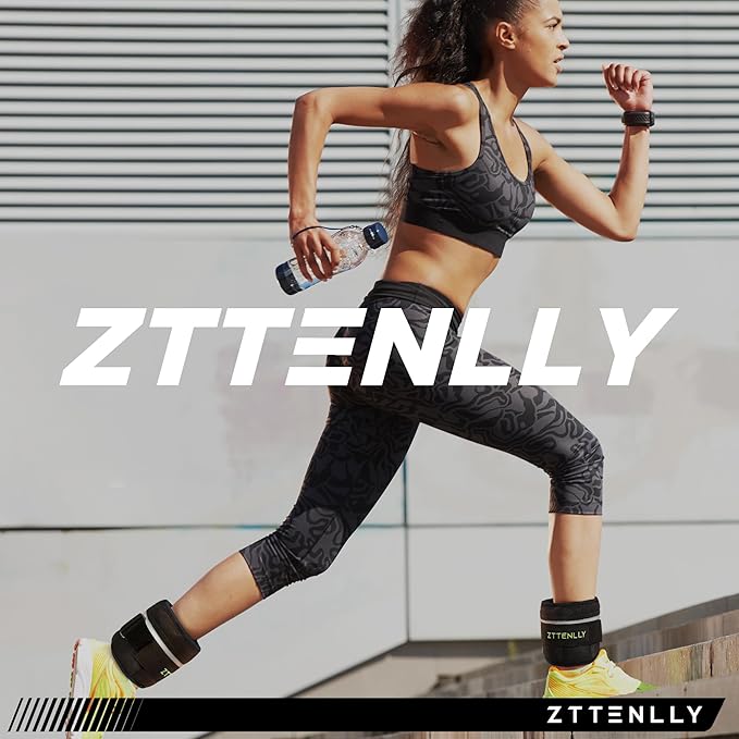 Adjustable Ankle Weights 1-5/10/15/20LBS Pair with Carry Bag - Breathable Fabrics, Reflective Trim - Strength Training Leg Wrist Arm Ankle Walking Weights Sets for Women Men Kids