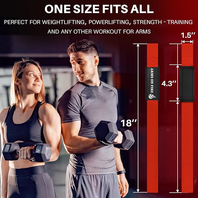TECEUM Lifting Straps for Weightlifting Gym Strength Training - Wrist Straps with Neoprene Padded Cotton - Men & Women – Ideal for Powerlifting, Bodybuilding & Deadlifts