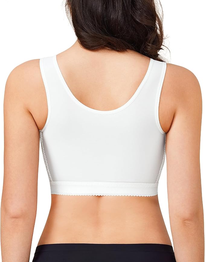 BRABIC Womens' Front Closure Post-Surgery Posture Corrector Bra Shaper Tops with Breast Support Band