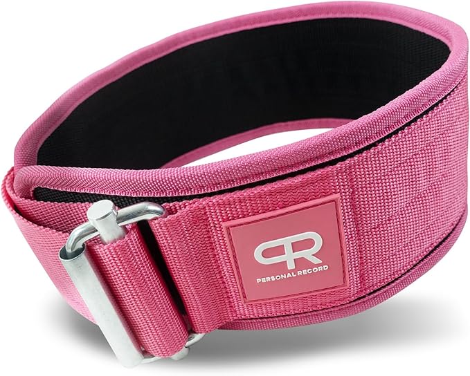 PR Personal Record Quick-Lock Weightlifting Belt – Ergonomic Fit, Durable and Lightweight Construction, Secure Fit and Performance, Power Weight Olympic Lifting, Men and Women