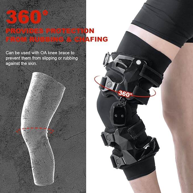 Knee Brace Undersleeve - Knee Brace Undersleeve for Men and Women Knee Brace Sleeves for Under Brace