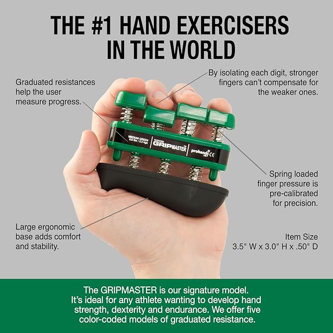 Prohands Gripmaster Medical Hand and Finger Exerciser