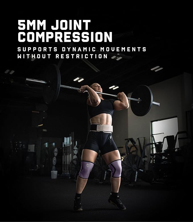 Gymreapers 5MM Knee Sleeves for Weightlifting, Squats, Powerlifting, and Functional Training – Compression Knee Support for Men & Women – Joint Protection & Recovery – Pair