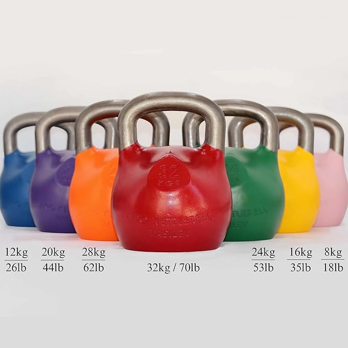 Pro Kettlebell IKO Official Vasilev Apollo Line Pro Competition Kettlebell – Ergonomic Strength Training Weight (8–32kg)