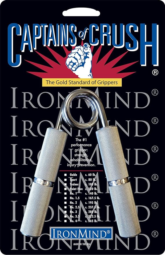 IronMind Captains of Crush Gripper | The Fastest Way to the Strongest Grip | The Gold Standard of Grippers | The Single Best Hand Strength Training Tool You Can Buy | Made in the USA