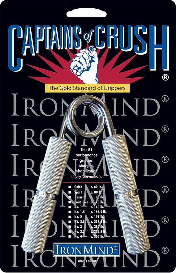 IronMind Captains of Crush Gripper | The Fastest Way to the Strongest Grip | The Gold Standard of Grippers | The Single Best Hand Strength Training Tool You Can Buy | Made in the USA