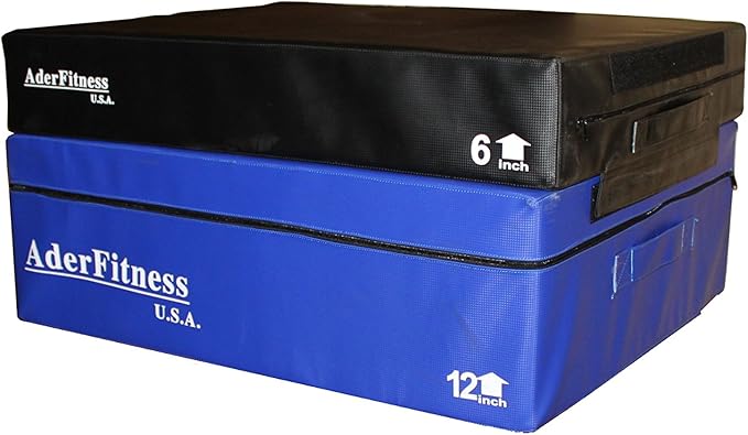 Ader Commercial Grade Foam Soft Plyo Box 6'',12'',18''