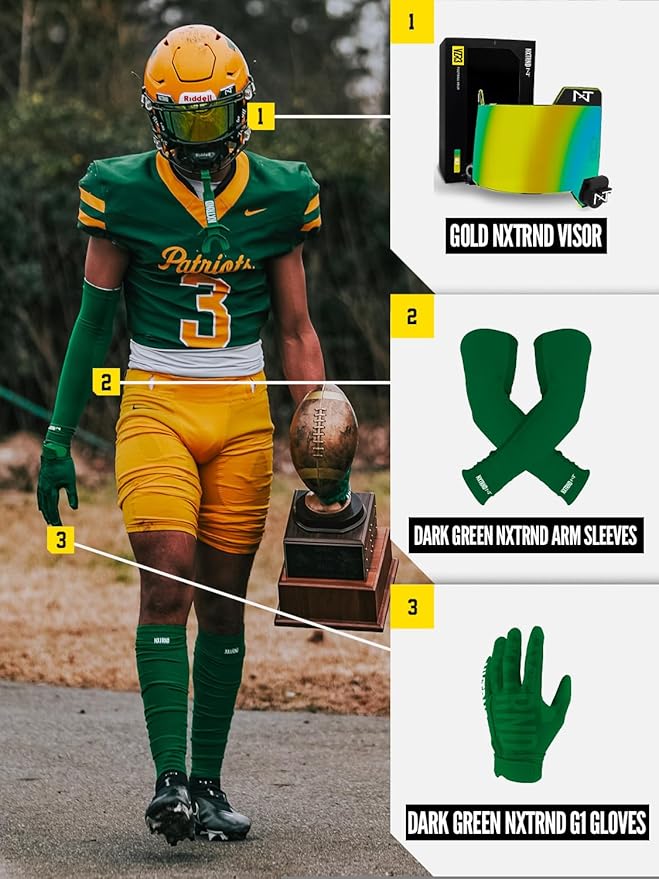 1 Pair Nxtrnd Compression Arm Sleeves for Men, Breathable Football, Basketball, Baseball Accessory, Adult & Kids