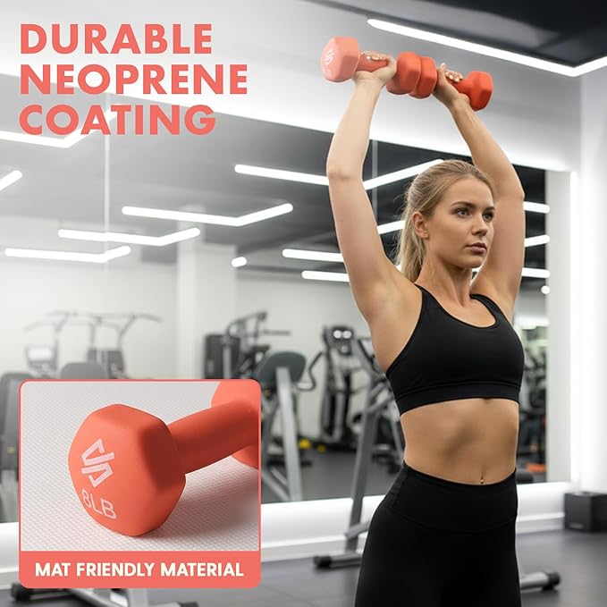 SQUATZ Dumbbell Weights Set with Stand