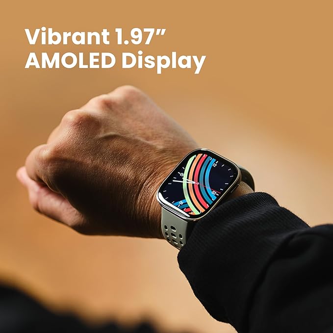 Amazfit Bip 6 Smart Watch 46mm, 14 Day Battery, 1.97" AMOLED Display, GPS & Free Maps, AI, Bluetooth Call & Text, Health, Fitness & Sleep Tracker, 140+ Workout Modes, 5 ATM Water-Resistance (Renewed)