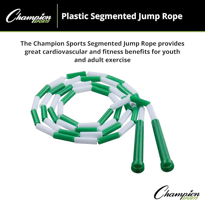 Champion Sports Plastic Segmented Jump Rope