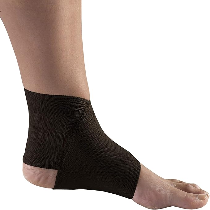 Champion Figure-8 Ankle Support, Light Elastic Compression Brace, Muscle Joint Recovery, Black, X-Large