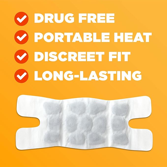 ThermaCare Arthritis Heat Wraps - Targeted Joint Pain Relief for Hands, Wrists, & Knees - 8-Hour Therapeutic Heat Therapy - Flexible, Discreet, & Portable - Drug-Free (6-Count)