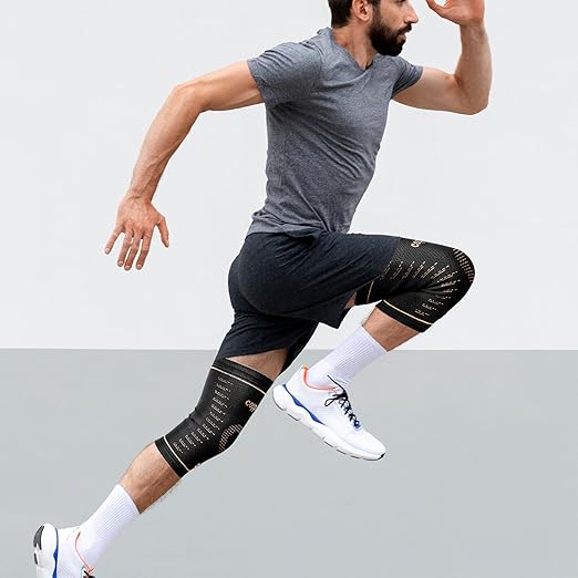 JIUFENTIAN Copper Knee Brace for Women and Men(2 Pack) -knee compression sleeves for Arthritis, Running & Daily Use-Targeted Support for Joint Stability & Pain Relief(Medium)