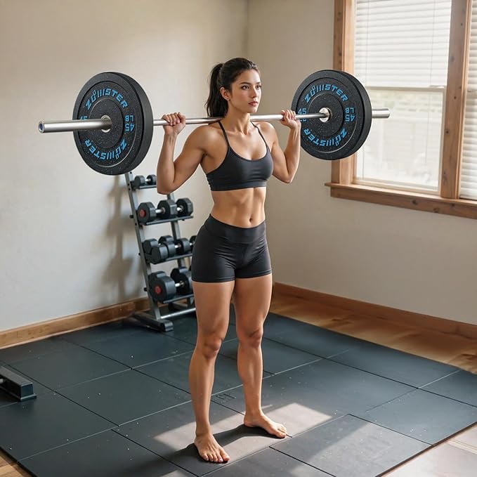 Bumper Weight Plate Olympic Plate Hi-Temp Bumper Weight Plate with Steel Insert Strength Training Weight Lifting Plate