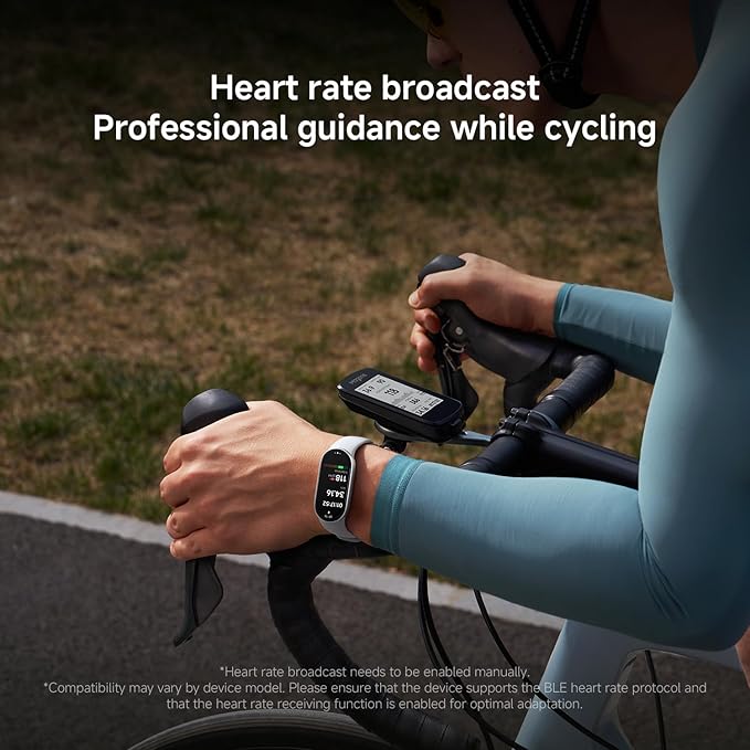 XIAOMI Mi Smart Band 10 (2025) Global Version - 1.72" AMOLED Display | 21 Days Battery Life | Touchscreen, Multi-Sport Tracker, Activity Tracker, Heart Rate Monitor | BT5.4 - (Mystic Rose)
