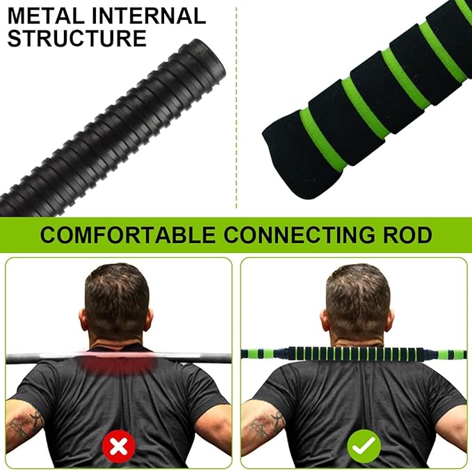 Adjustable Dumbbell Set, 30/44/66/88Lbs Free Weight Set with Connector, 4 In1 Dumbbells Set Used As Barbell, Kettlebells, Push Up Stand,Green and Black
