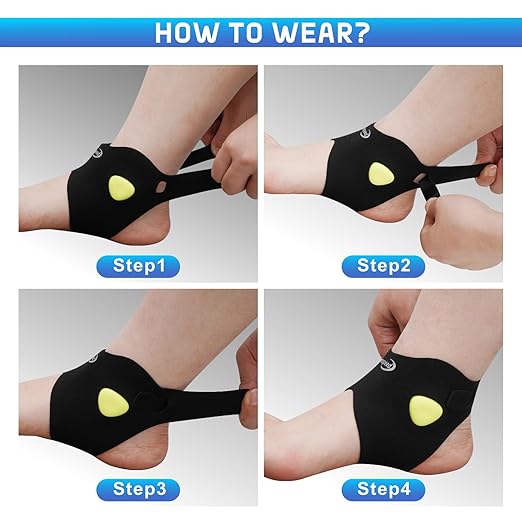2 PACK Ankle Brace for Women & men with Dual-Density Foam Pads & Adjustable Arch Support – ankle compression sleeve Targeted Relief for Fatigue, Ankle Pain (Large/X-Large)
