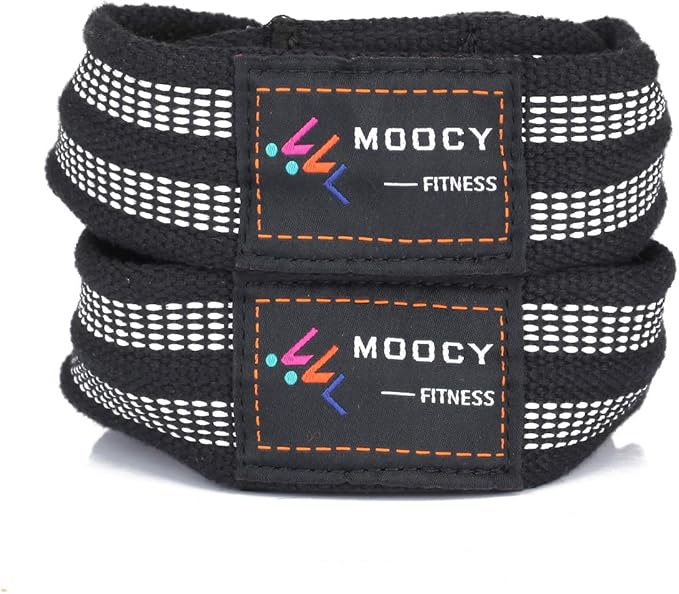 MOOCY Figure 8 Lifting Straps for Deadlift,Weightlifting,Strongman,& Cross Training Strong Weightlifting Wrist Wraps