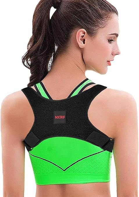 Posture Corrector for Women and Men, Adjustable Back Brace for Spine Alignment and Posture Support, Upper Back Pain Relief, Comfortable and Effective Back Brace for Better Posture