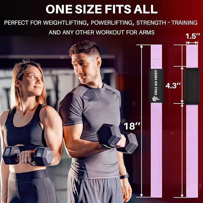 TECEUM Lifting Straps for Weightlifting Gym Strength Training - Wrist Straps with Neoprene Padded Cotton - Men & Women – Ideal for Powerlifting, Bodybuilding & Deadlifts