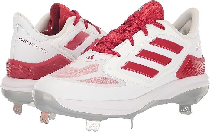 adidas Womens Purehustle 3 Elite Softball Softball Sneakers Shoes - White