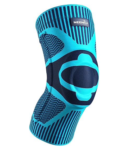 NEENCA Knee Brace for Knee Pain Relief, Medical Knee Support with Patella Pad & Side Stabilizers, Compression Knee Sleeve for Meniscus Tear, ACL, Arthritis, Joint Pain, Runner, Sport- FSA/HSA APPROVED
