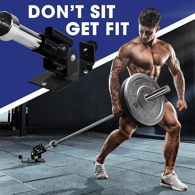 Yes4All Exercise Machine Adjustable T Bar Row Attachment, D Row Handle/Landmine Handle Attachment with Textured Rubber Handles