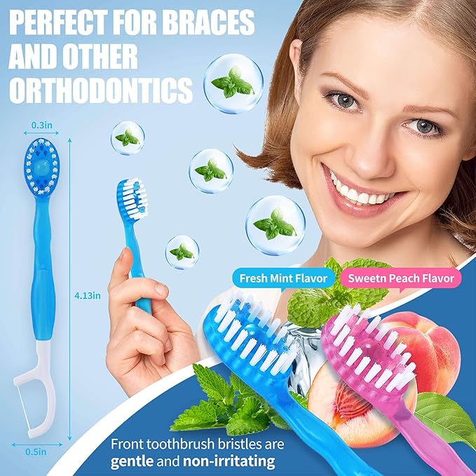 36 Pack Mini Disposable Toothbrushes – 5-in-1 Prepasted Travel Toothbrush with Toothpaste Floss & Pick for Hotel Camping Flight & Car & Guest Use – Portable Essentials for Women Men Kids