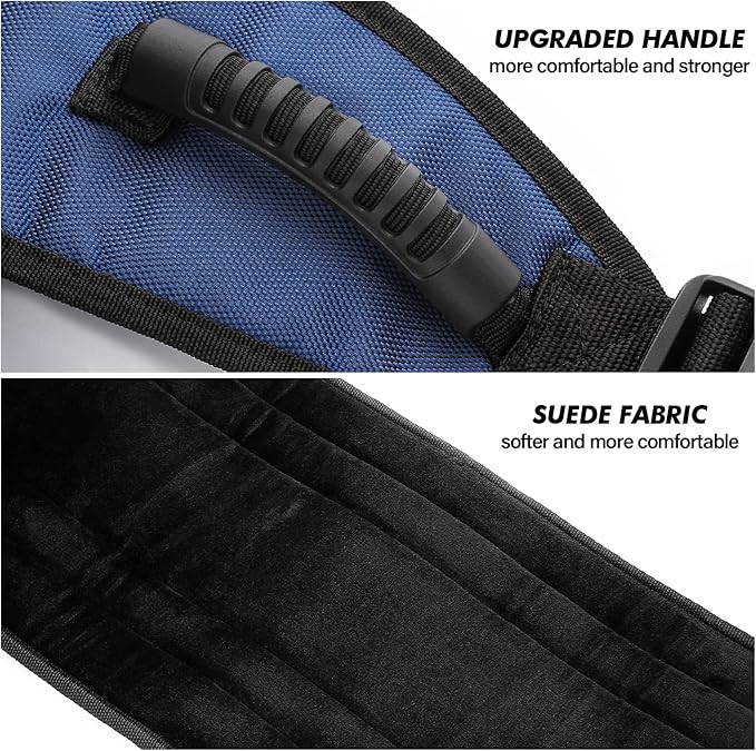 VERY100 Gait Belt Transfer Belt with Padding Handles,Transfer Belts for Lifting Seniors with One-Click Buckle,Medical Nursing Gait Belt for Patient Assist-Elderly, Handicap, Physical Therapy