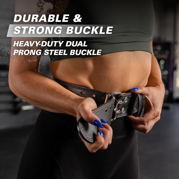 Harbinger Unisex 10mm Powerlifting Gym Belt for Weightlifting, Deadlifts,and Squats