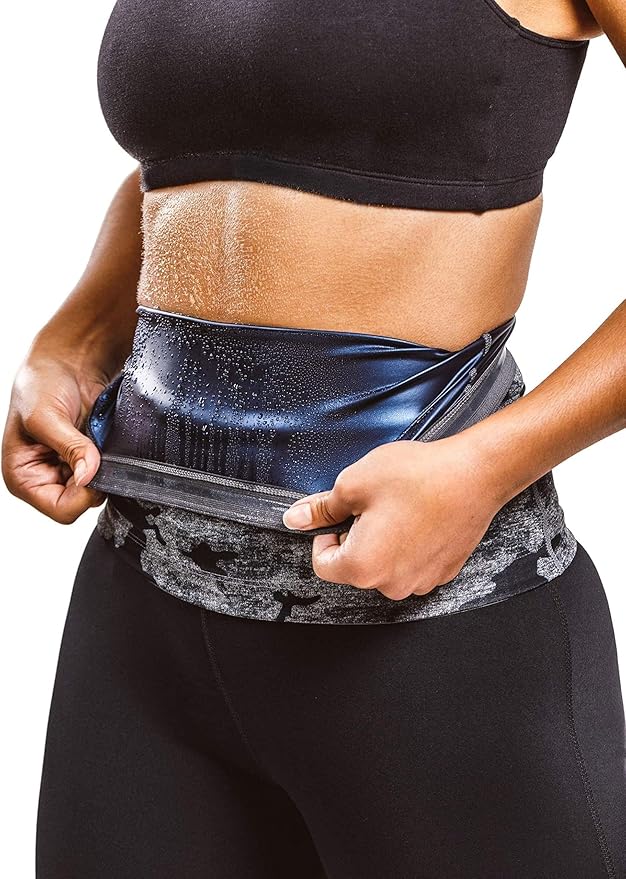 Sweat Shaper Waist Trimmer for Women, Waist Trainer Sauna Belt, Neoprene-free Waist Cincher, Thermo Sauna Slimming Belt