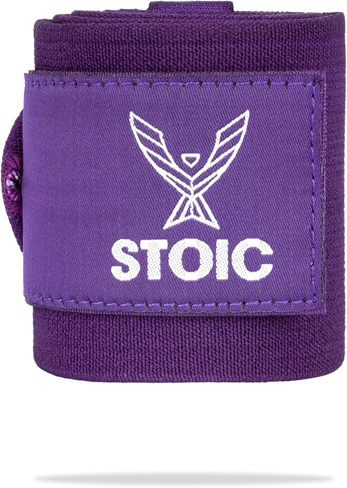 Stoic Wrist Wraps Weightlifting, Powerlifting, Cross Training, Bodybuilding with Thumb Loop. for Gym Workout, Men and Women Weight Lifting and Strength Training