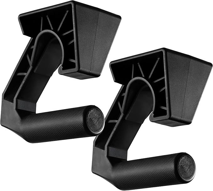 Neutral Grip Pull Up Handles – Good..Grips Push Up Bars & Calisthenics Equipment for Doorway, Barbell & Floor Training, Portable Fitness Handles for Home Gym