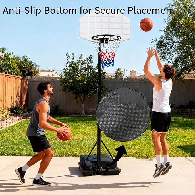 Basketball Hoop Weight for Base - Heavy Duty Weighted Anchor Made of 1680D Oxford Fabric, Waterproof Sandbag with 300+ lb Capacity, Universal Fit for Portable Hoops