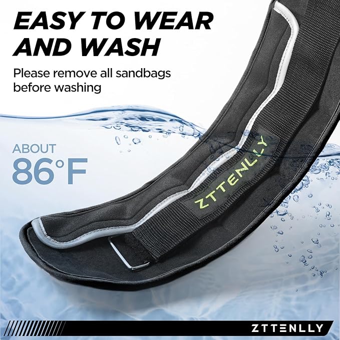Adjustable Ankle Weights 1-5/10/15/20LBS Pair with Carry Bag - Breathable Fabrics, Reflective Trim - Strength Training Leg Wrist Arm Ankle Walking Weights Sets for Women Men Kids