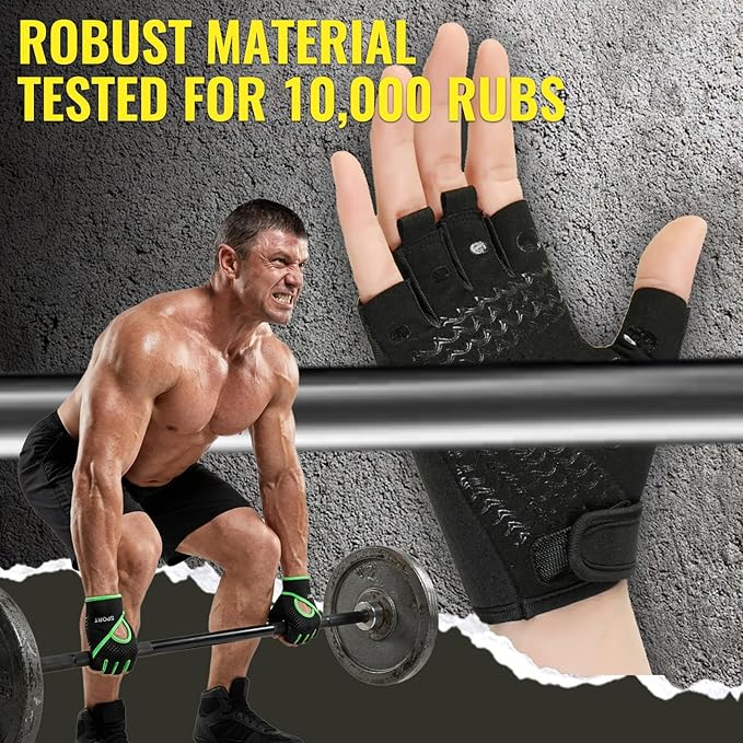 Workout Gloves Women, Exercise Gloves with Wrist Wrap Support, Gym Gloves for Weight Lifting with Full Palm Protection, Extra Grip for Fitness, Pull Ups